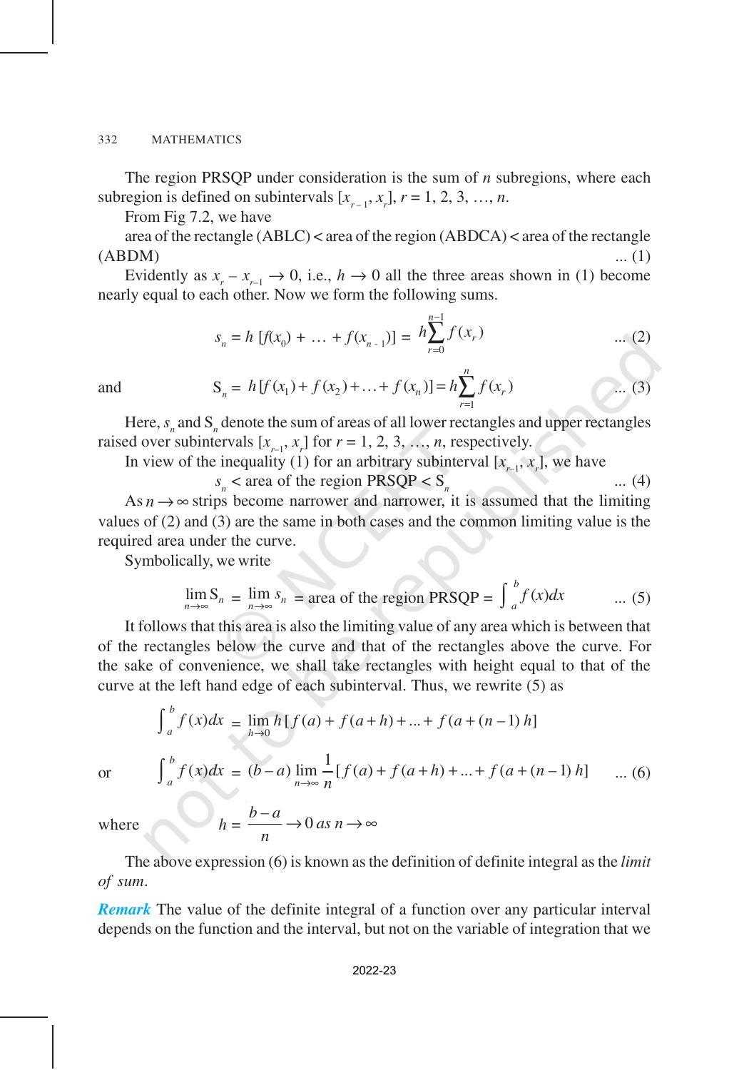 NCERT Book for Class 12 Maths Chapter 7 Integrals - Page 46