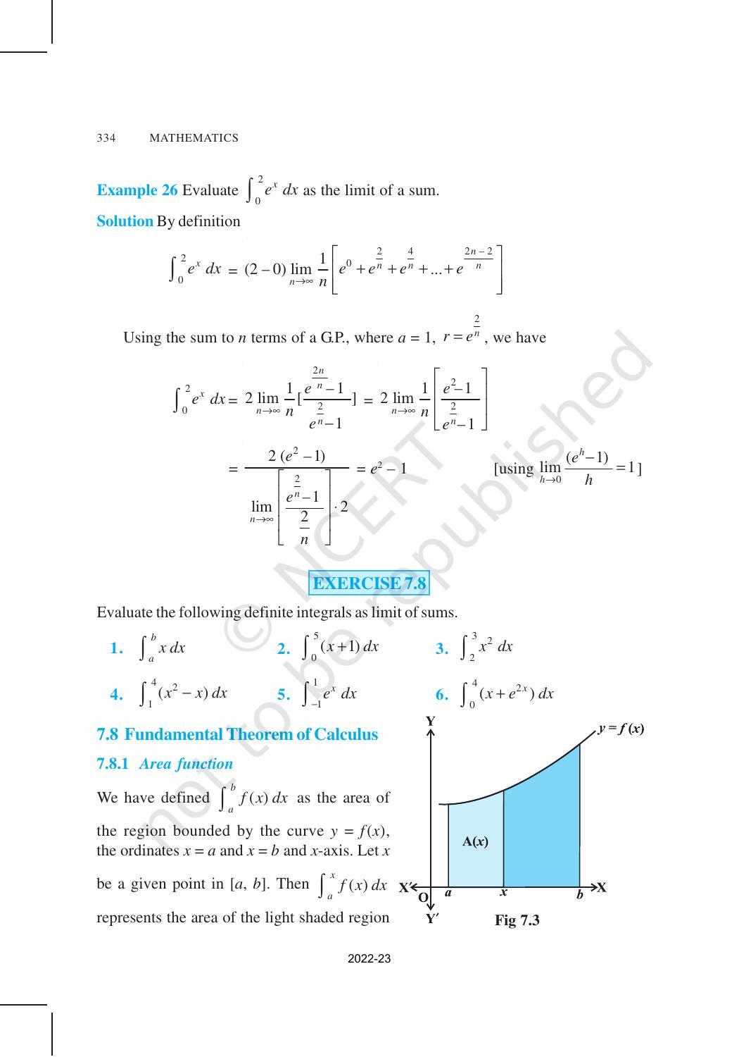 NCERT Book for Class 12 Maths Chapter 7 Integrals - Page 48