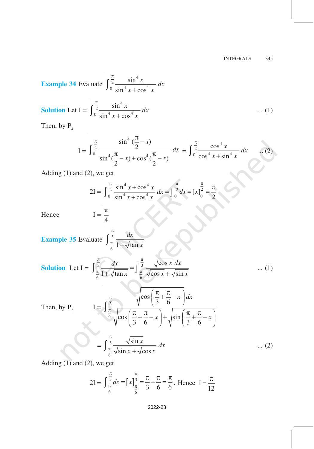 NCERT Book for Class 12 Maths Chapter 7 Integrals - Page 59