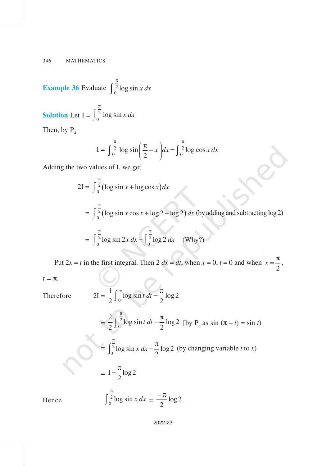 NCERT Book for Class 12 Maths Chapter 7 Integrals - Page 60