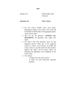 ISI Admission Test JRF in Sociology/Social anthropology SOA 2015 Sample Paper
