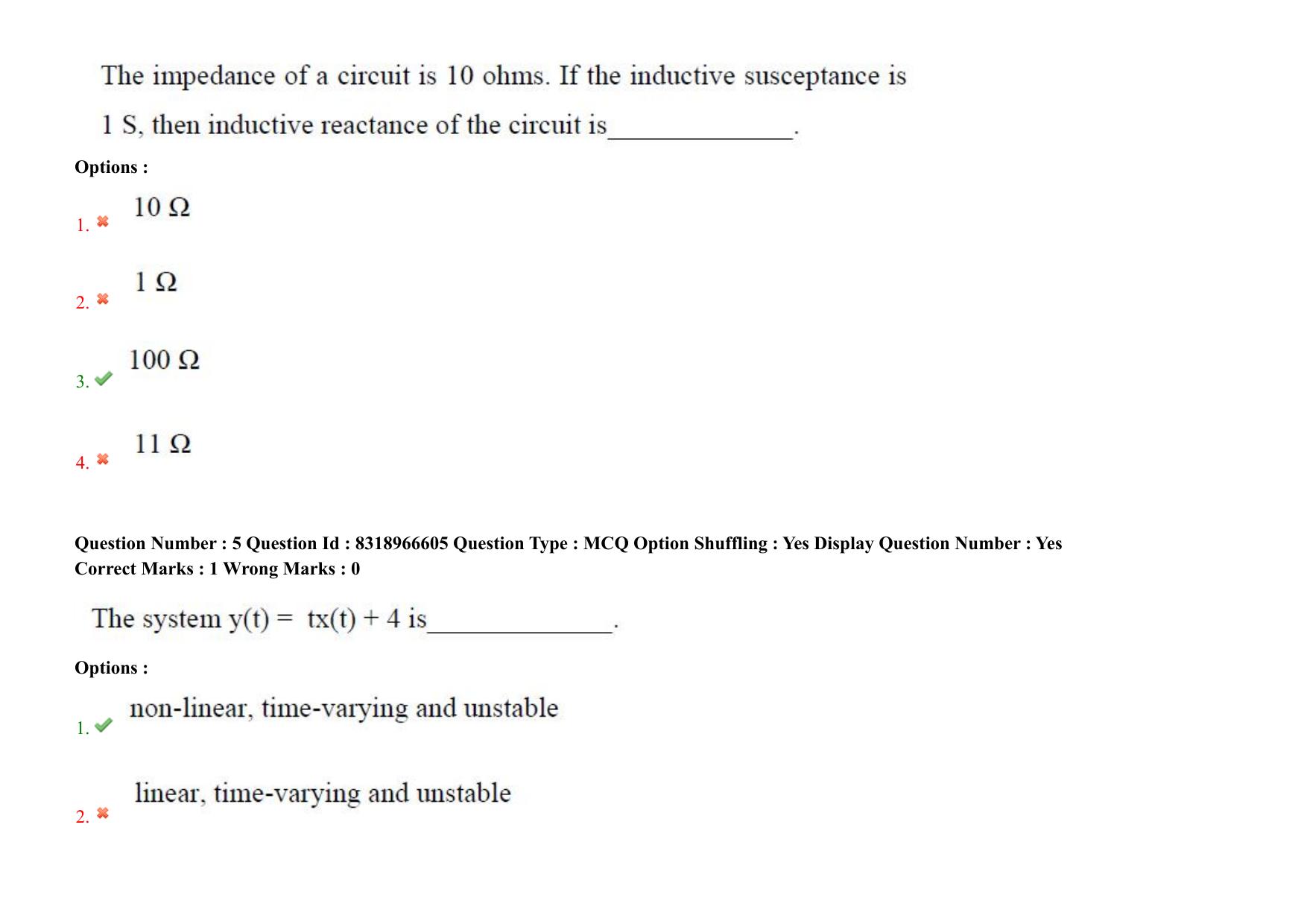 AP PGCET 2025 Electrical Engineering Paper with Answer Key - Page 5