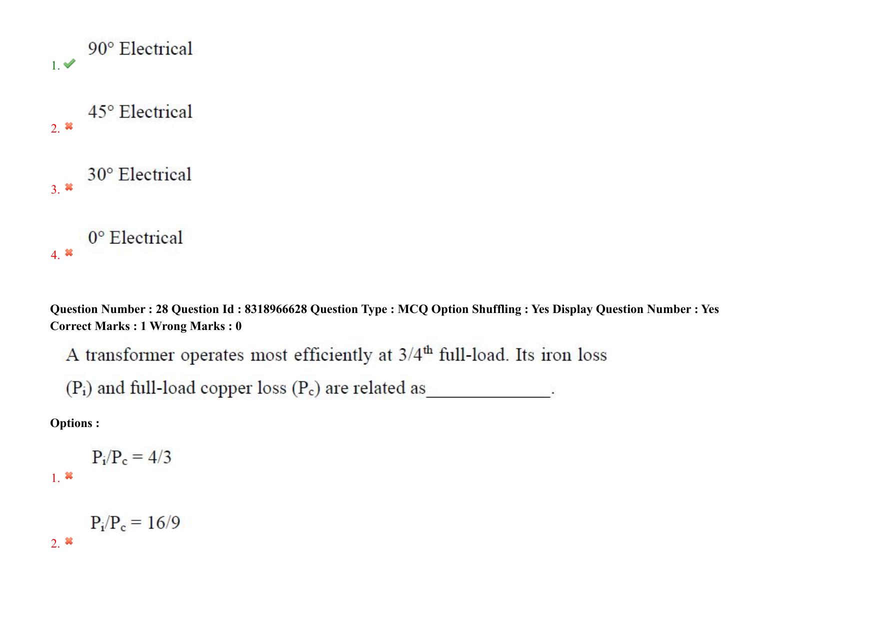 AP PGCET 2025 Electrical Engineering Paper with Answer Key - Page 22
