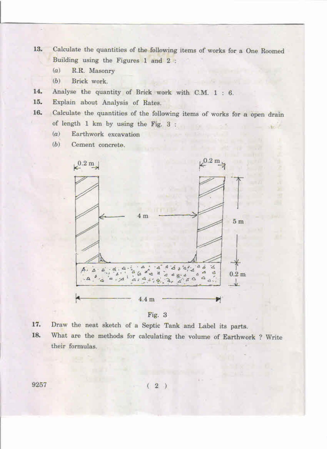 AP Inter. 2nd Year Vocational Question Paper May – 2019 - Estimating & Costing-II 2 - Page 2