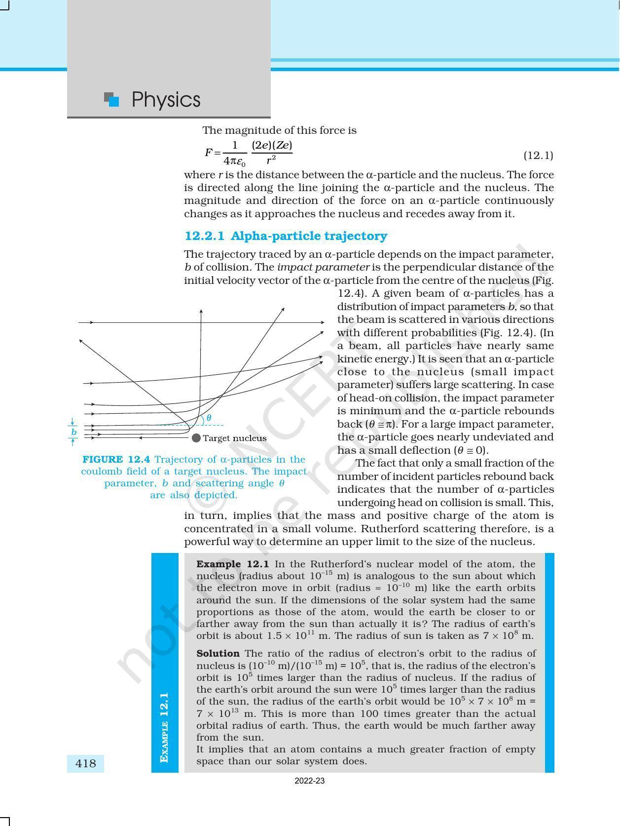 NCERT Book for Class 12 Physics Chapter 12 Atoms - Page 5