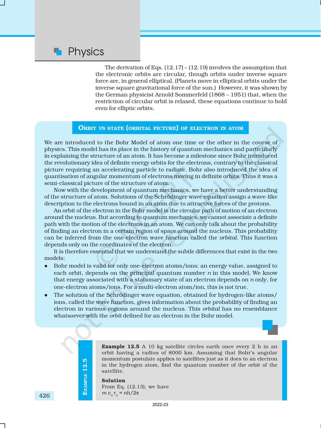 NCERT Book for Class 12 Physics Chapter 12 Atoms - Page 13