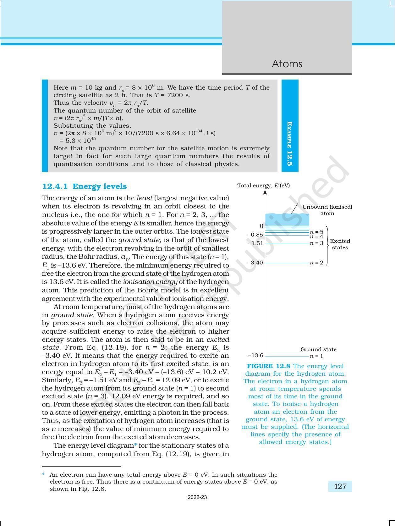 NCERT Book for Class 12 Physics Chapter 12 Atoms - Page 14