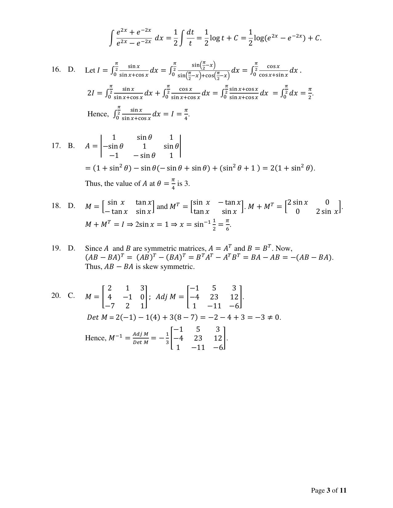 ACET June 2022 Solution - Page 3