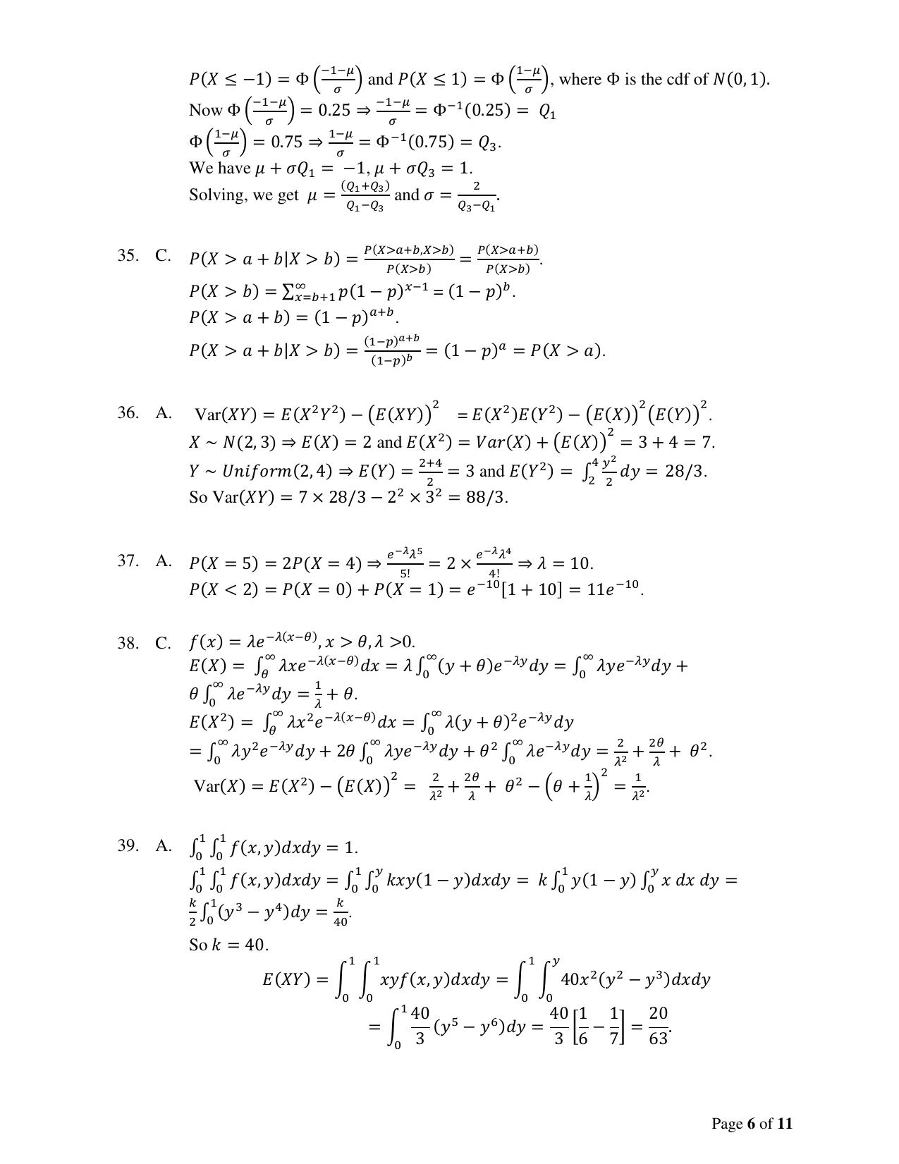ACET June 2022 Solution - Page 6