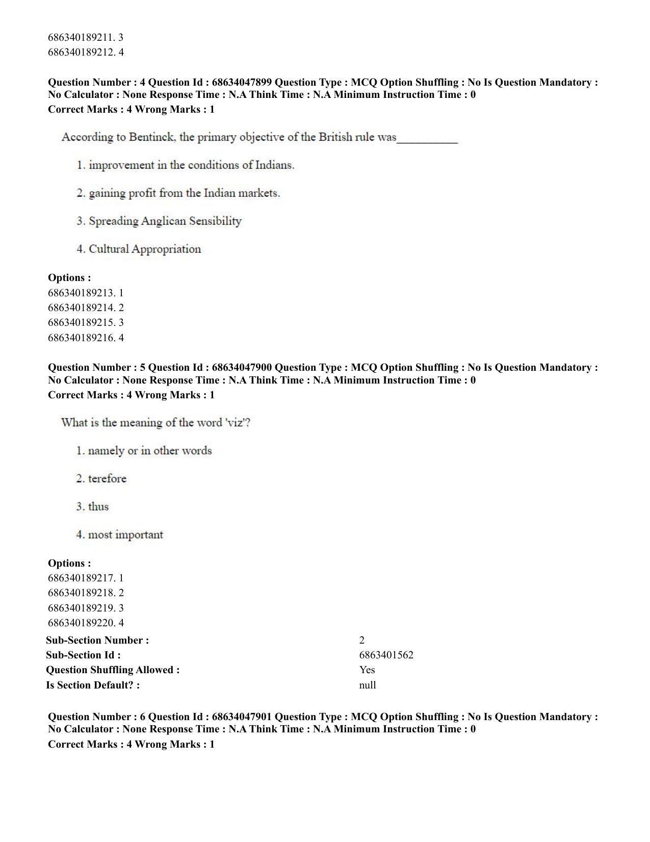 CUET PG 2023: HUQP21 – Social Work (Hin) - Shift 2 (30-06-2023) Question Paper - Page 6
