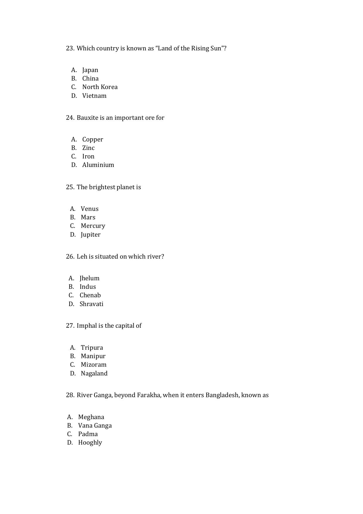UG - Aptitude - IMU CET Model Question Papers - CET (Set-II) - Page 6
