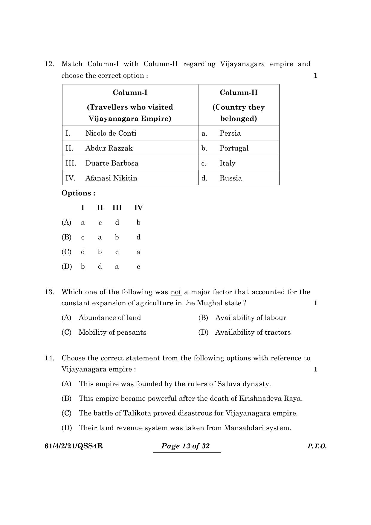 CBSE Class 12 61-4-2 History 2024 Question Paper - Page 13