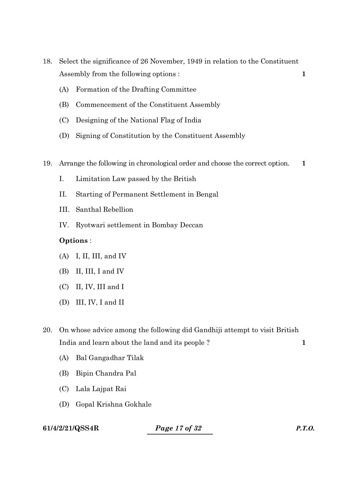 CBSE Class 12 61-4-2 History 2024 Question Paper - Page 17