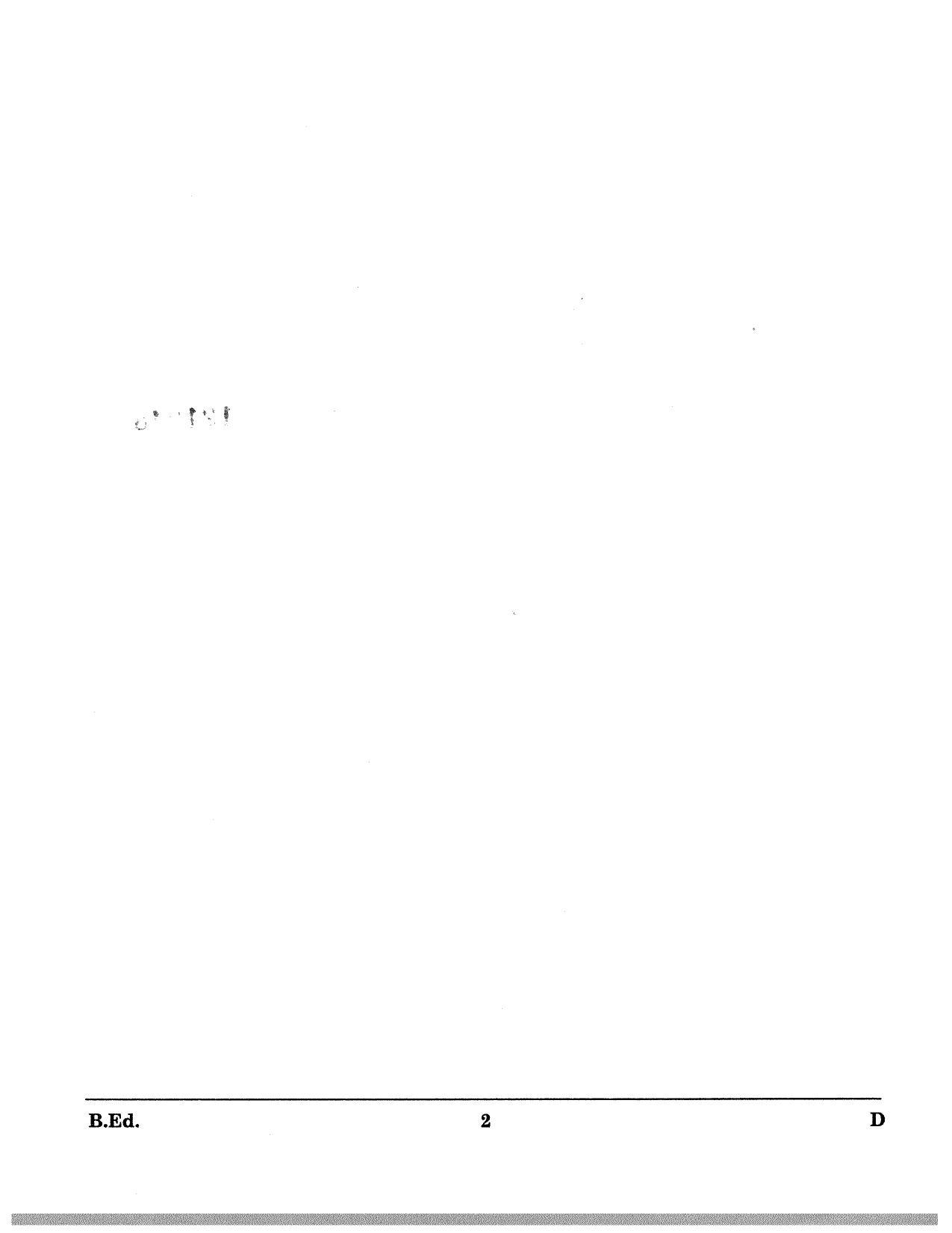 JKBOPEE B.Ed 2010 Question Paper - Page 2