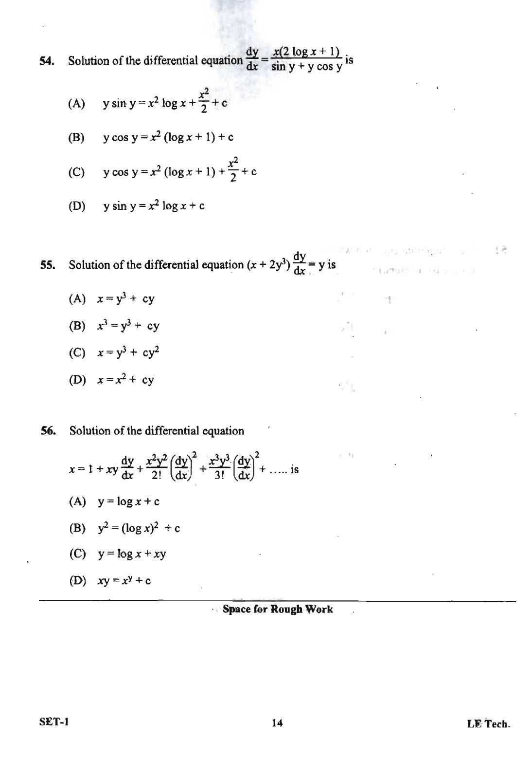 OJEE 2013 LE Tech Set 1 Question Paper - Page 12