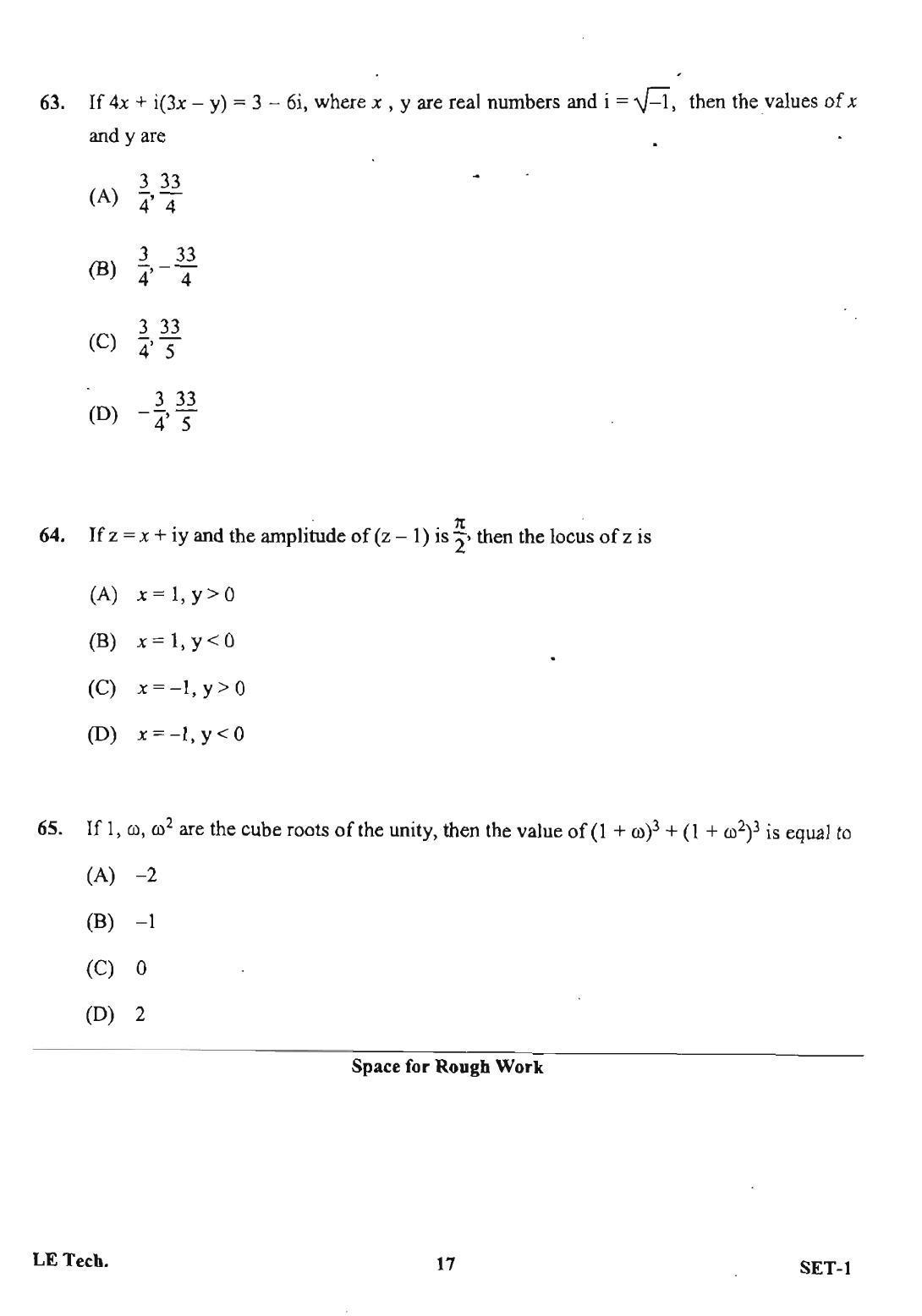 OJEE 2013 LE Tech Set 1 Question Paper - Page 15