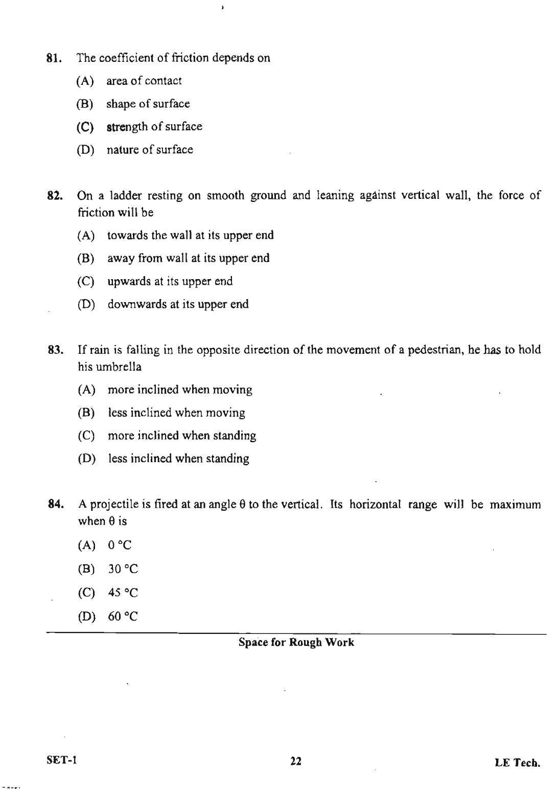 OJEE 2013 LE Tech Set 1 Question Paper - Page 20