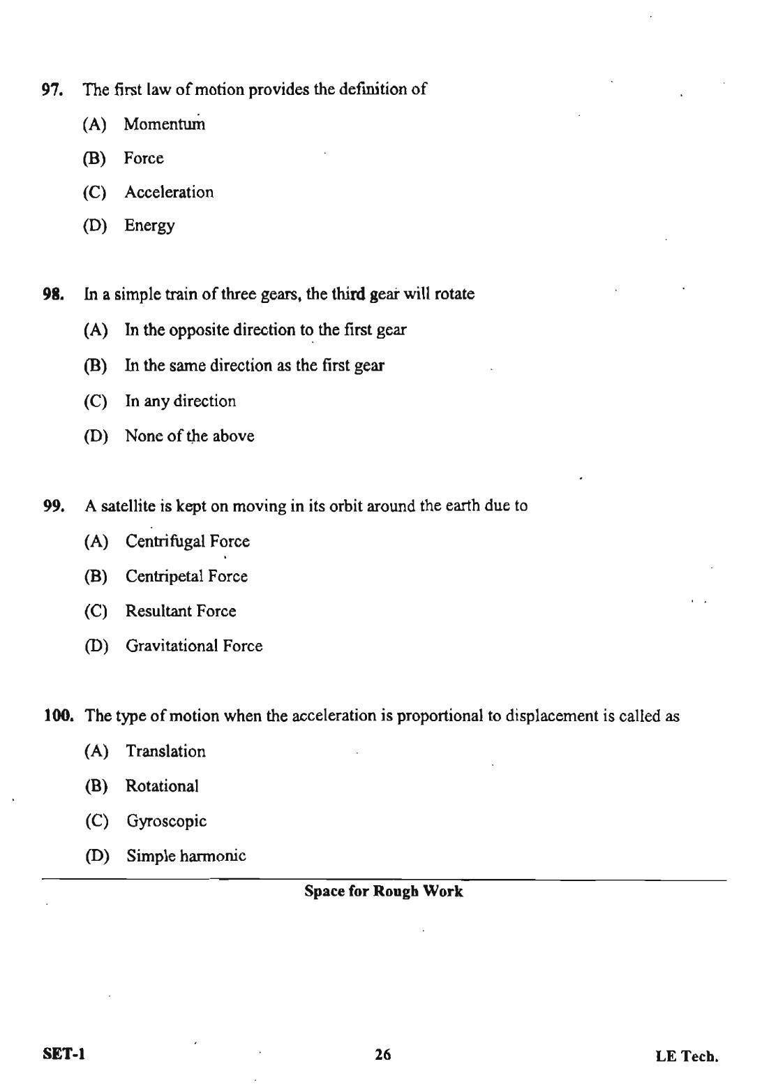 OJEE 2013 LE Tech Set 1 Question Paper - Page 24