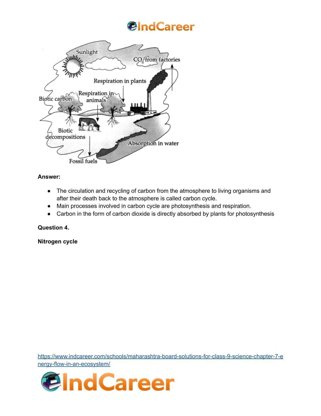 Maharashtra Board Solutions for Class 9- Science: Chapter 7- Energy Flow in an Ecosystem - Page 44
