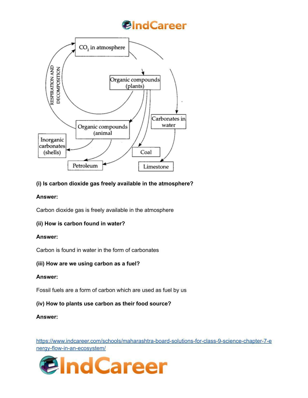 Maharashtra Board Solutions for Class 9- Science: Chapter 7- Energy Flow in an Ecosystem - Page 49