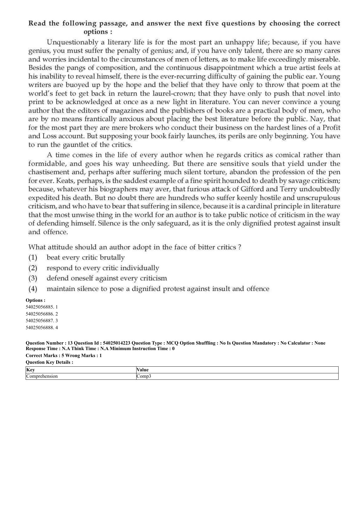 CUET 2023 Domestic Shift 2 Question Paper - 7 June 2023 - Page 13