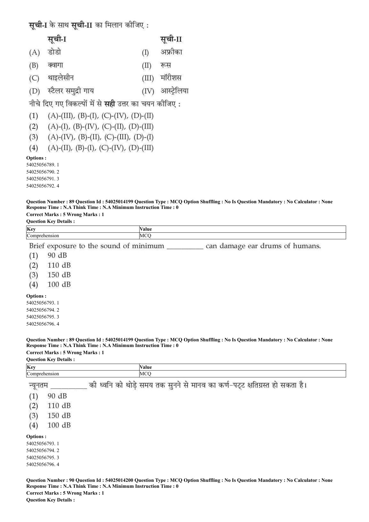 CUET 2023 Domestic Shift 2 Question Paper - 7 June 2023 - Page 57