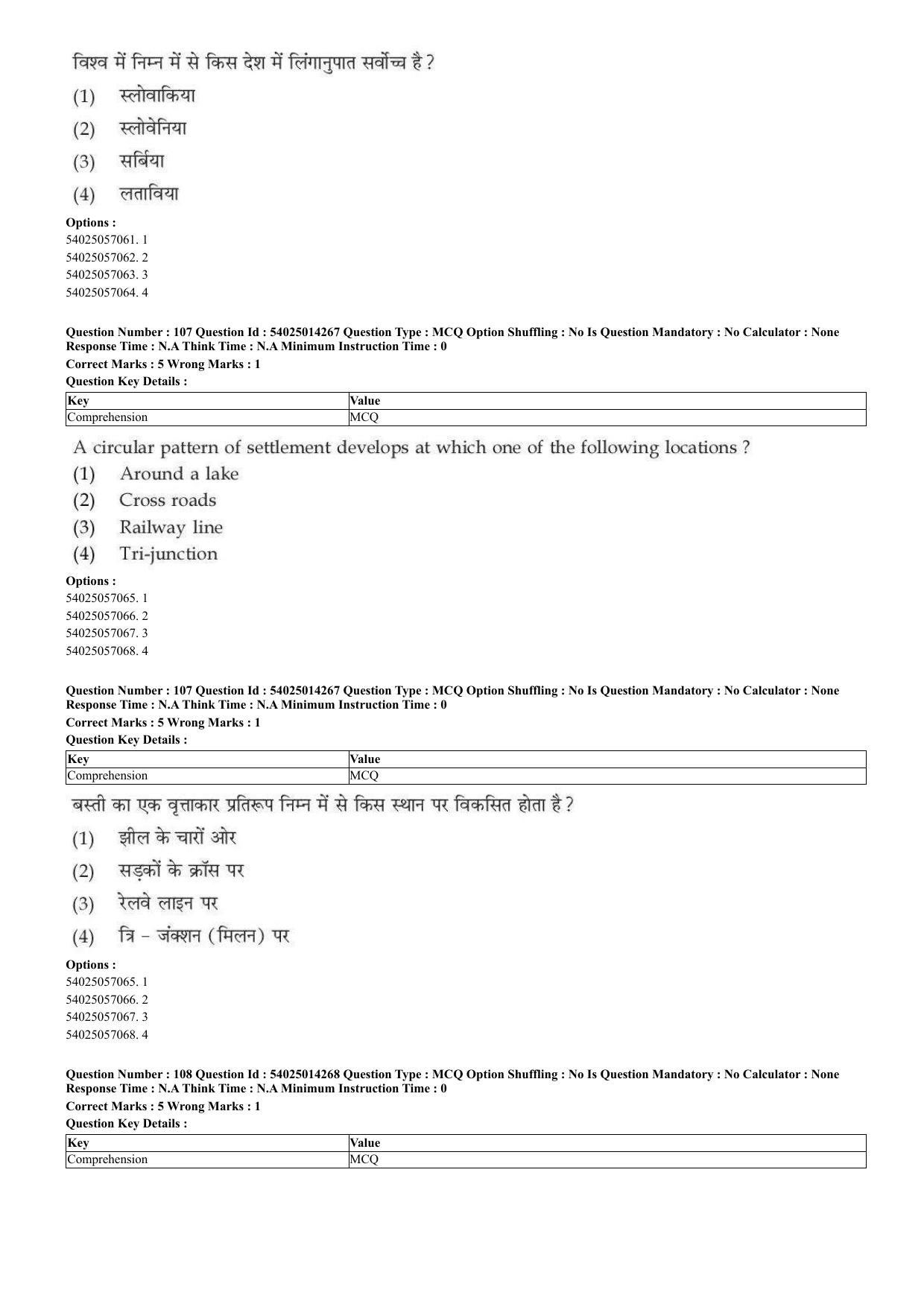 CUET 2023 Domestic Shift 2 Question Paper - 7 June 2023 - Page 78