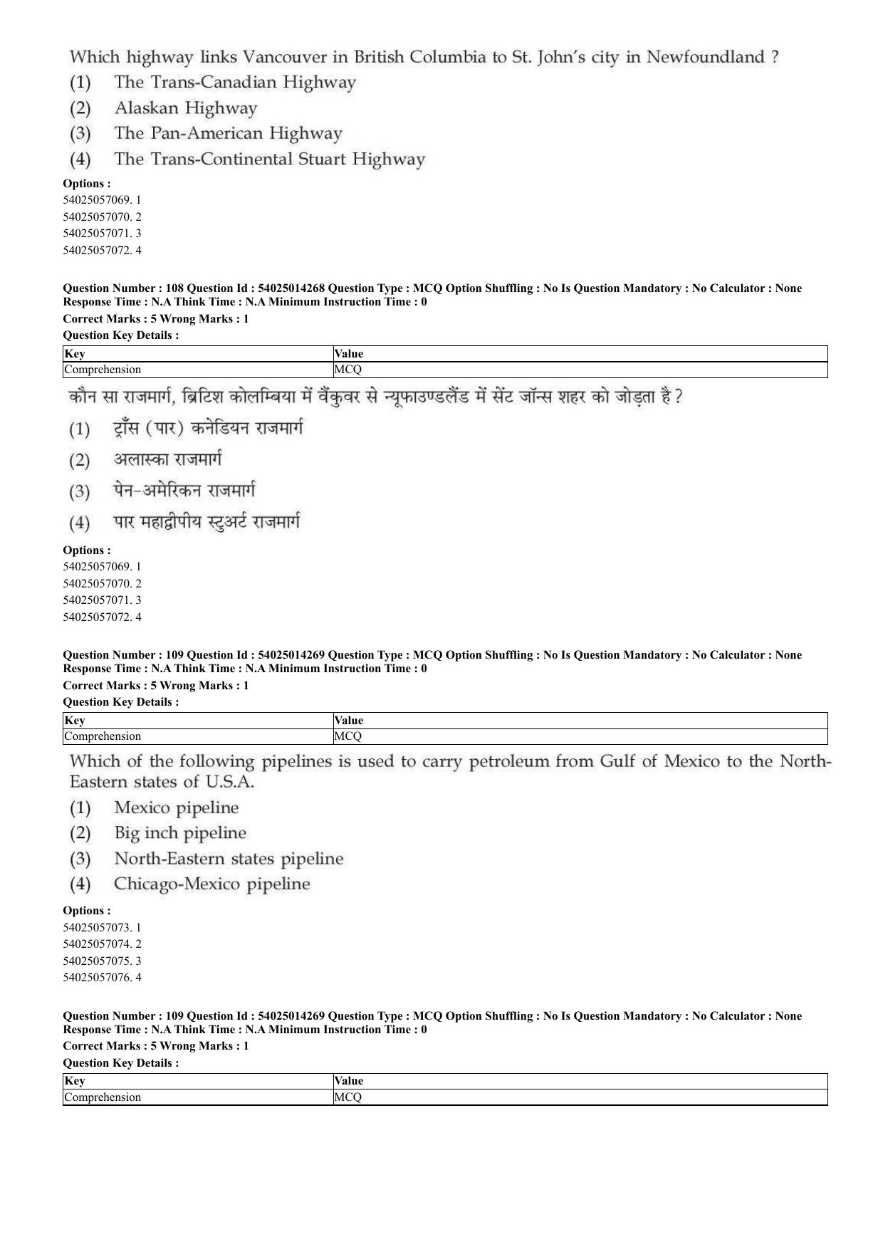 CUET 2023 Domestic Shift 2 Question Paper - 7 June 2023 - Page 79