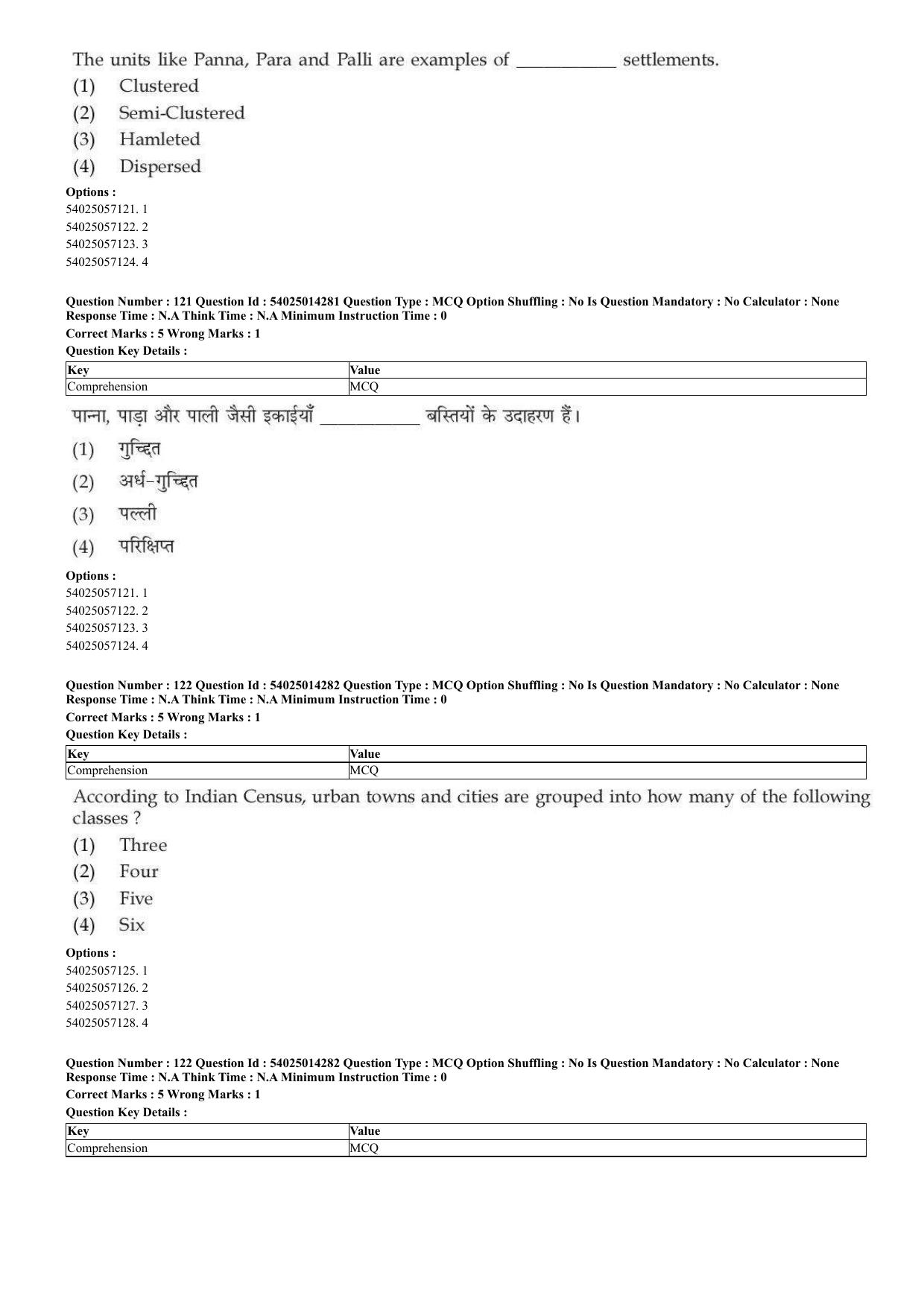 CUET 2023 Domestic Shift 2 Question Paper - 7 June 2023 - Page 90