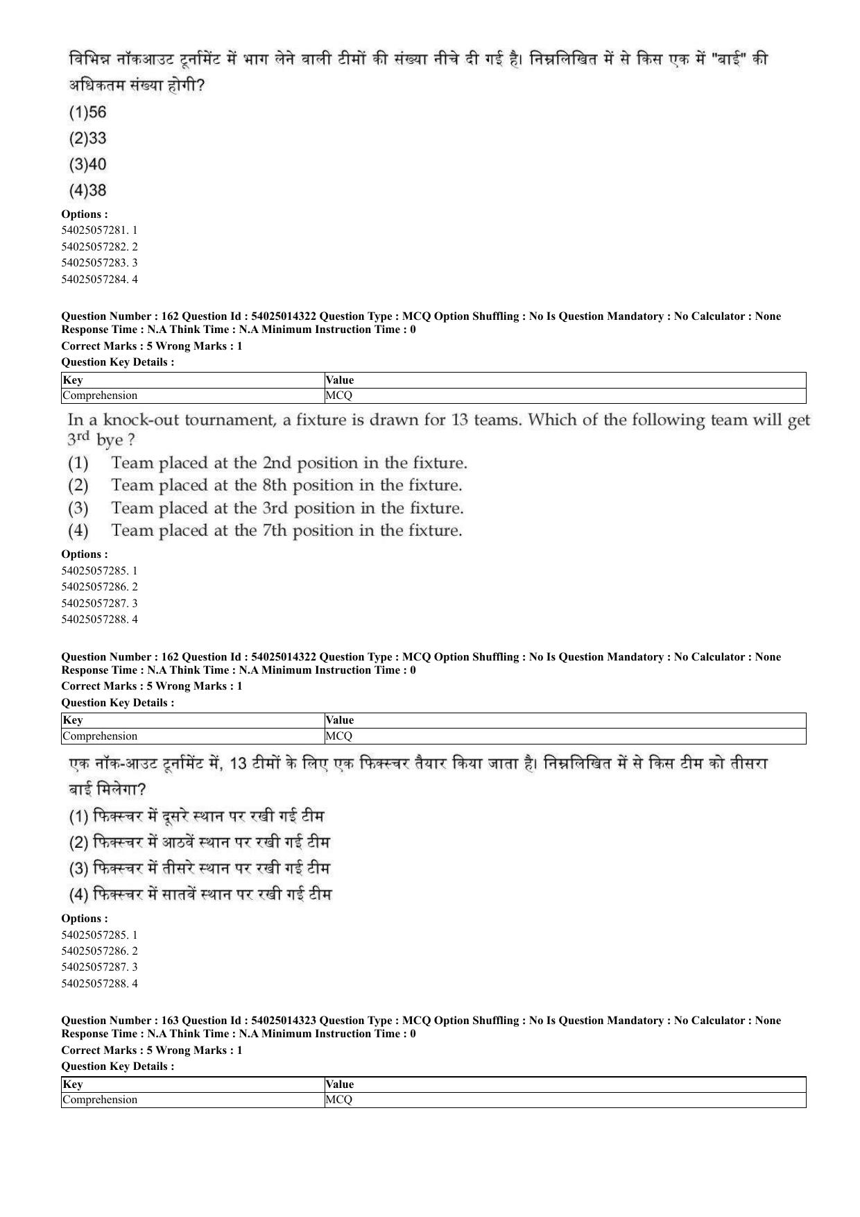 CUET 2023 Domestic Shift 2 Question Paper - 7 June 2023 - Page 133
