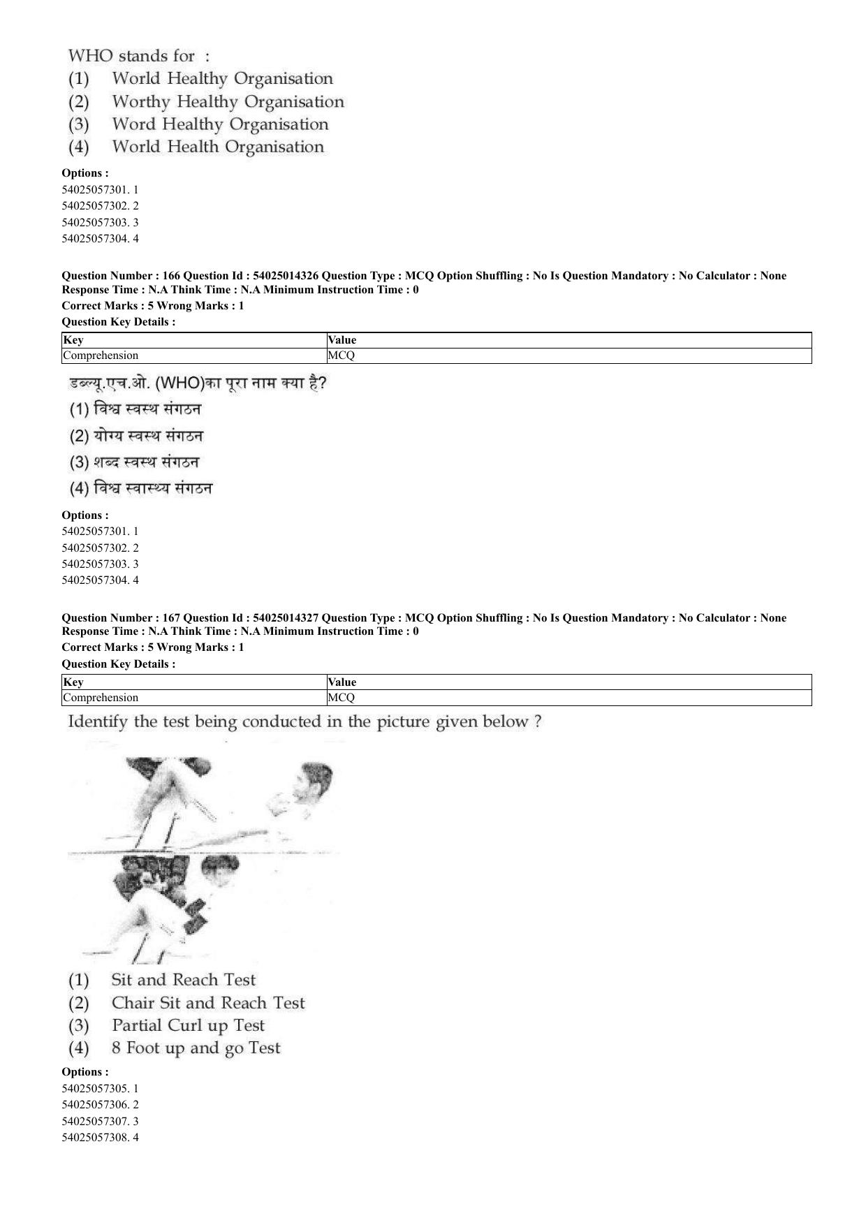 CUET 2023 Domestic Shift 2 Question Paper - 7 June 2023 - Page 136