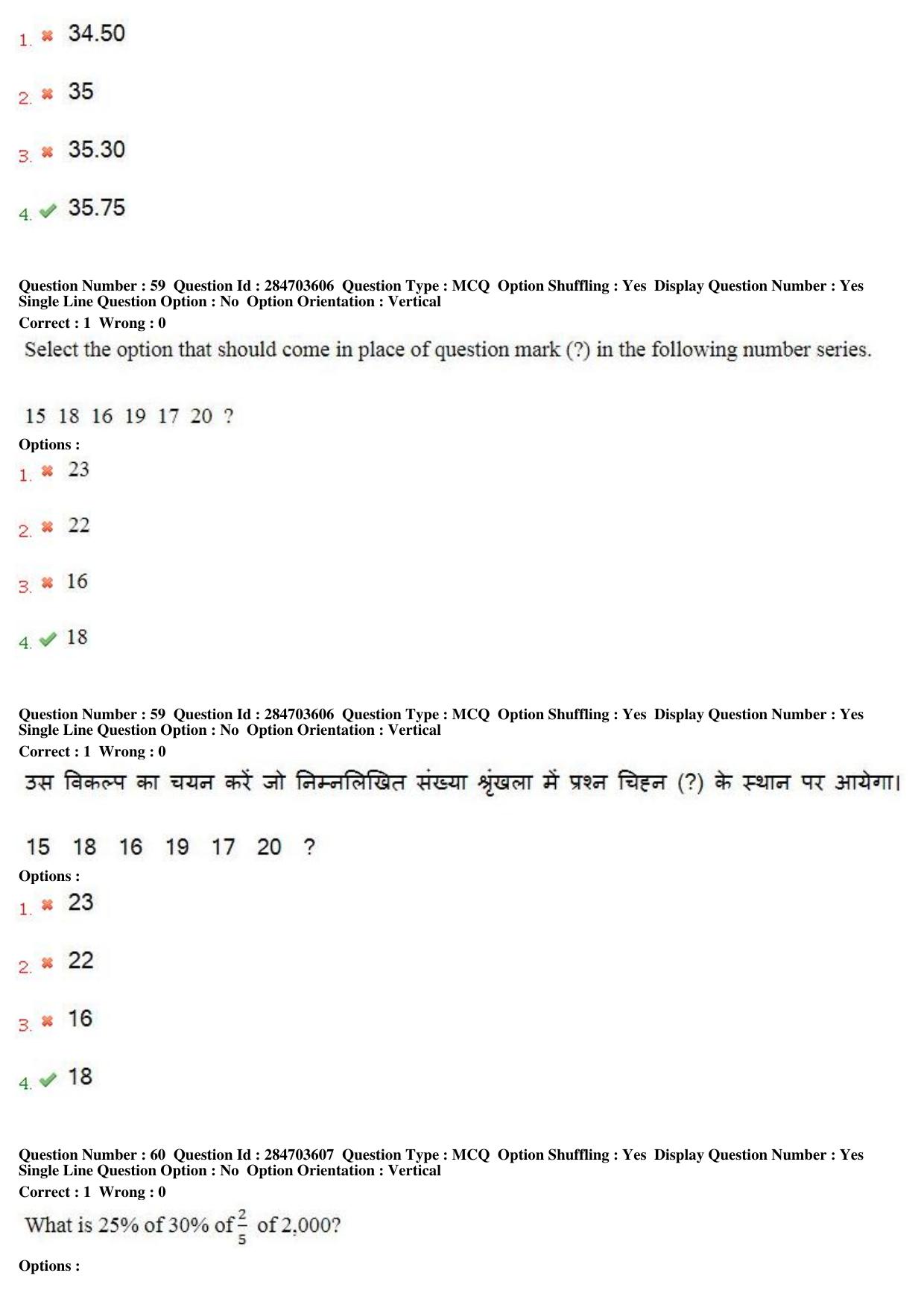 MP CPCT 20th April 2018 English Question Paper Shift 2 - Page 43