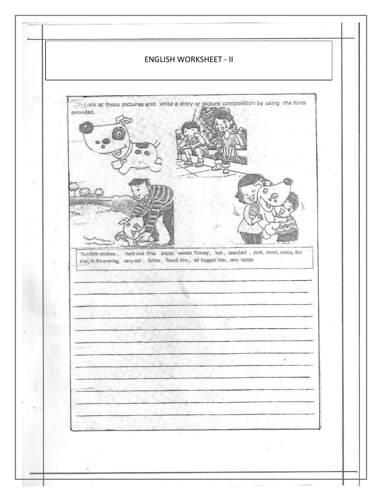 Worksheet for Class 2 English Revision Assignment 118 - Page 9