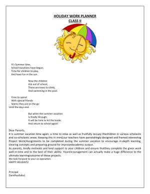 Worksheet for Class 2 English Revision Assignment 118