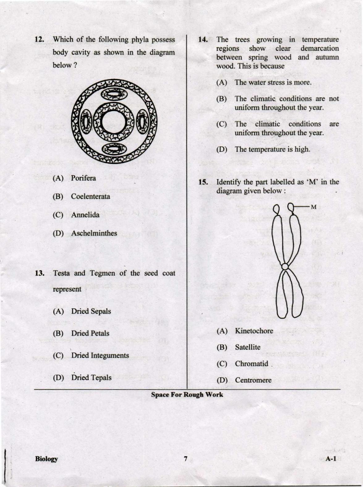 KCET Biology 2019 Question Papers - Page 7