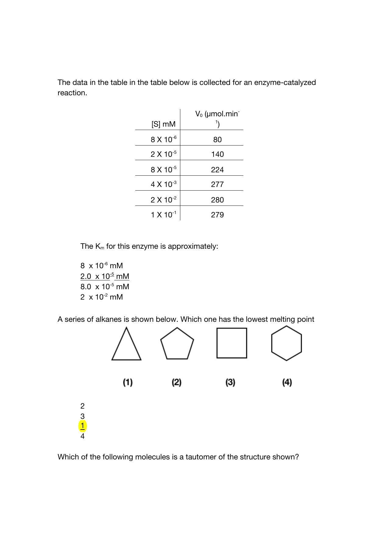 TIFR GS 2022 Biology Question Paper - Page 11