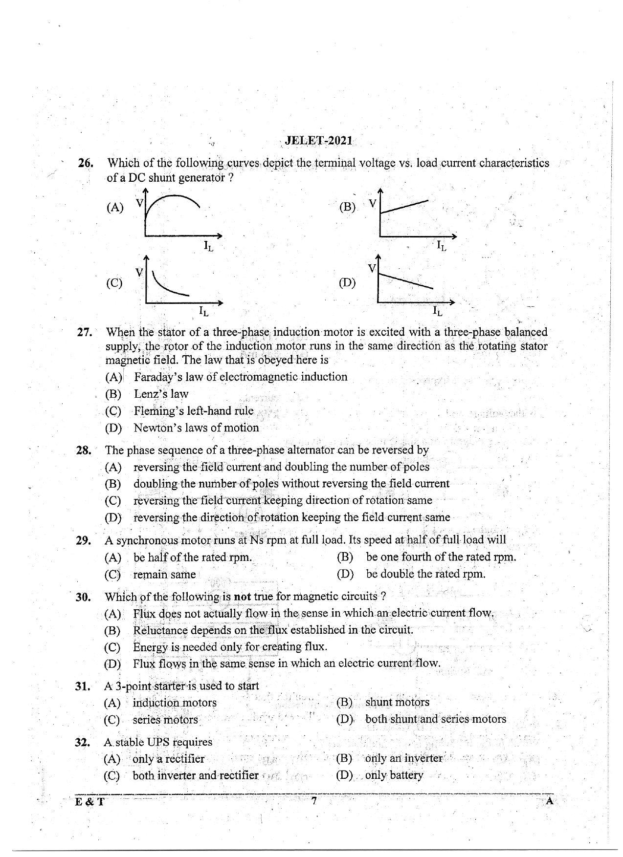 WBJEE  JELET 2021 ( Engg. & Tech.) - Page 7