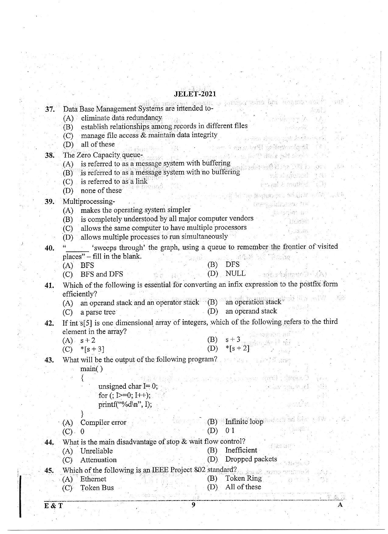 WBJEE  JELET 2021 ( Engg. & Tech.) - Page 9