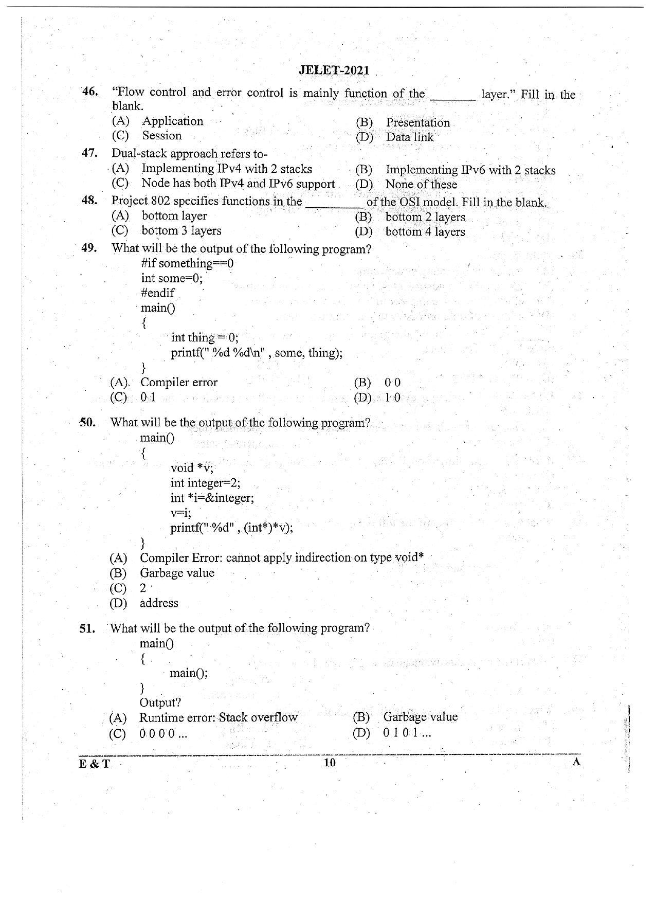WBJEE  JELET 2021 ( Engg. & Tech.) - Page 10