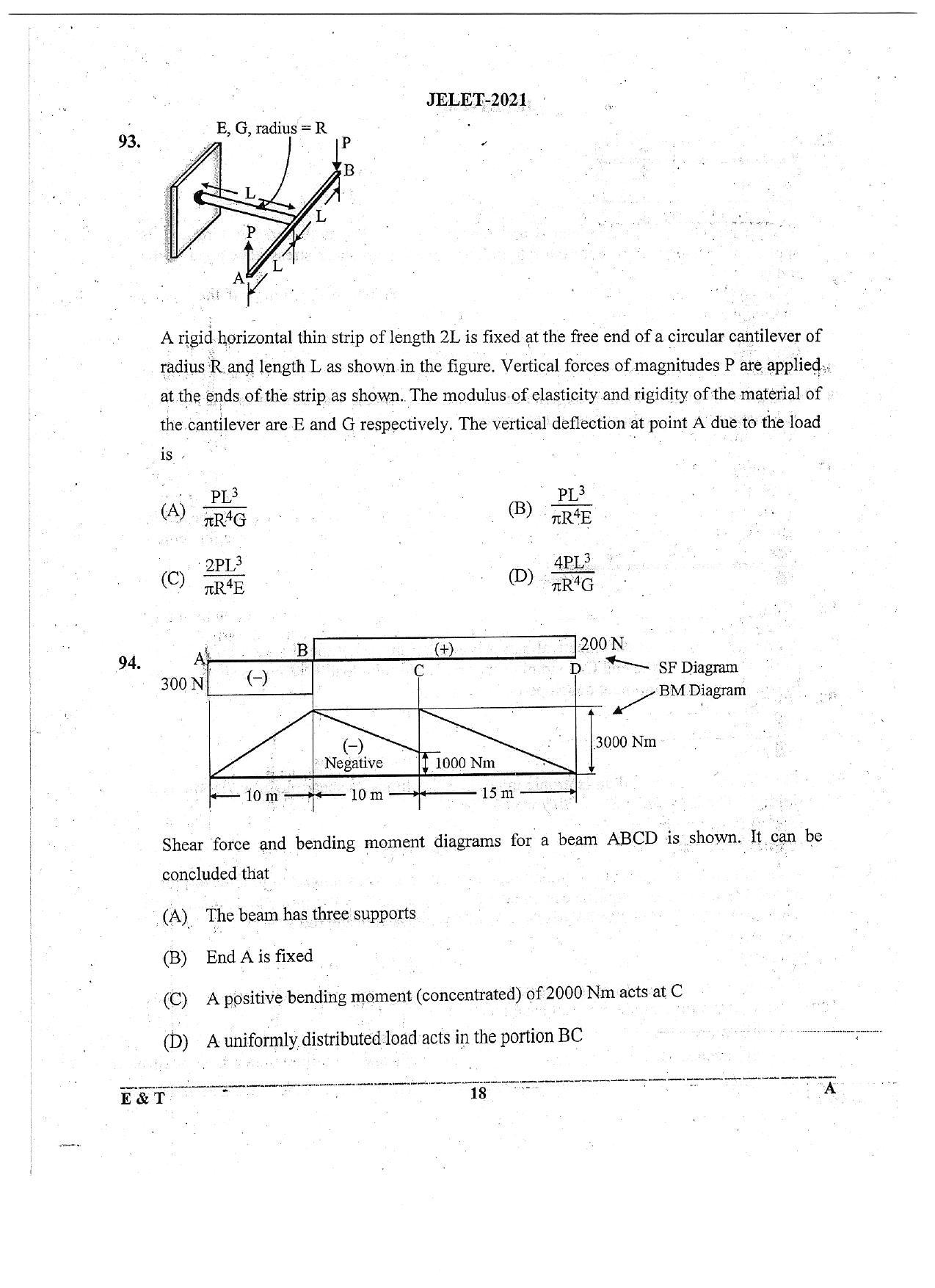 WBJEE  JELET 2021 ( Engg. & Tech.) - Page 18