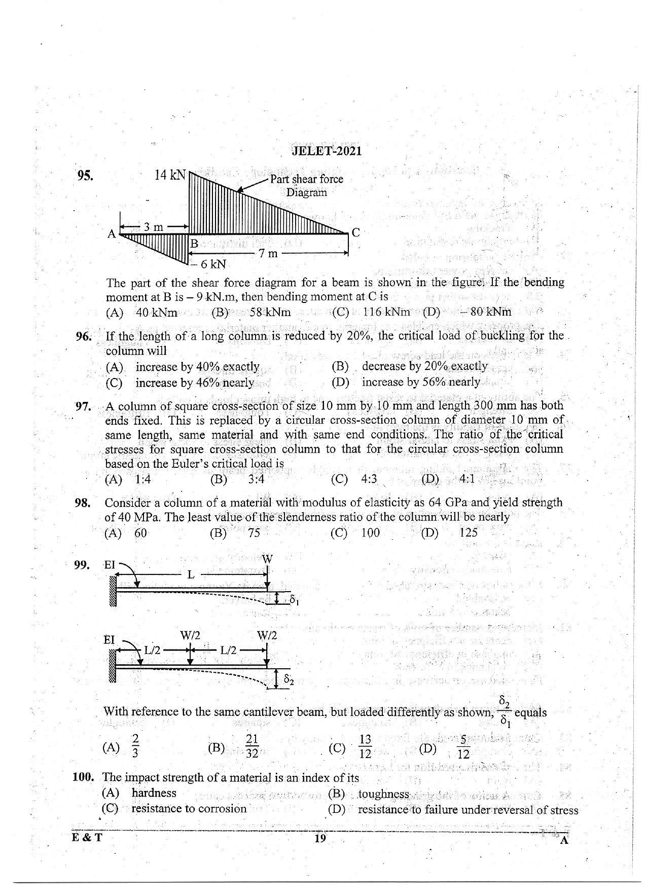 WBJEE  JELET 2021 ( Engg. & Tech.) - Page 19