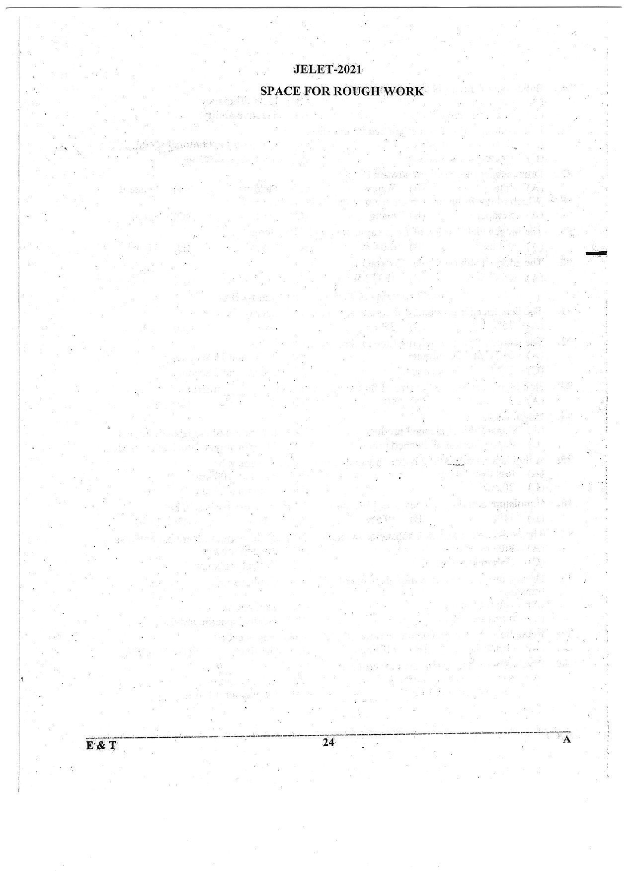 WBJEE  JELET 2021 ( Engg. & Tech.) - Page 24