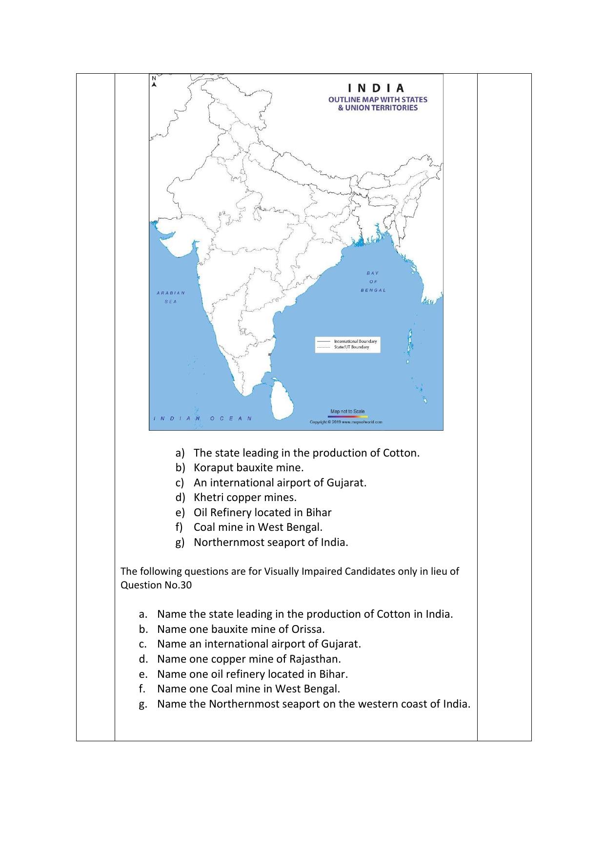CBSE Class 12 Geography SET 2 Practice Questions 2023-24  - Page 9