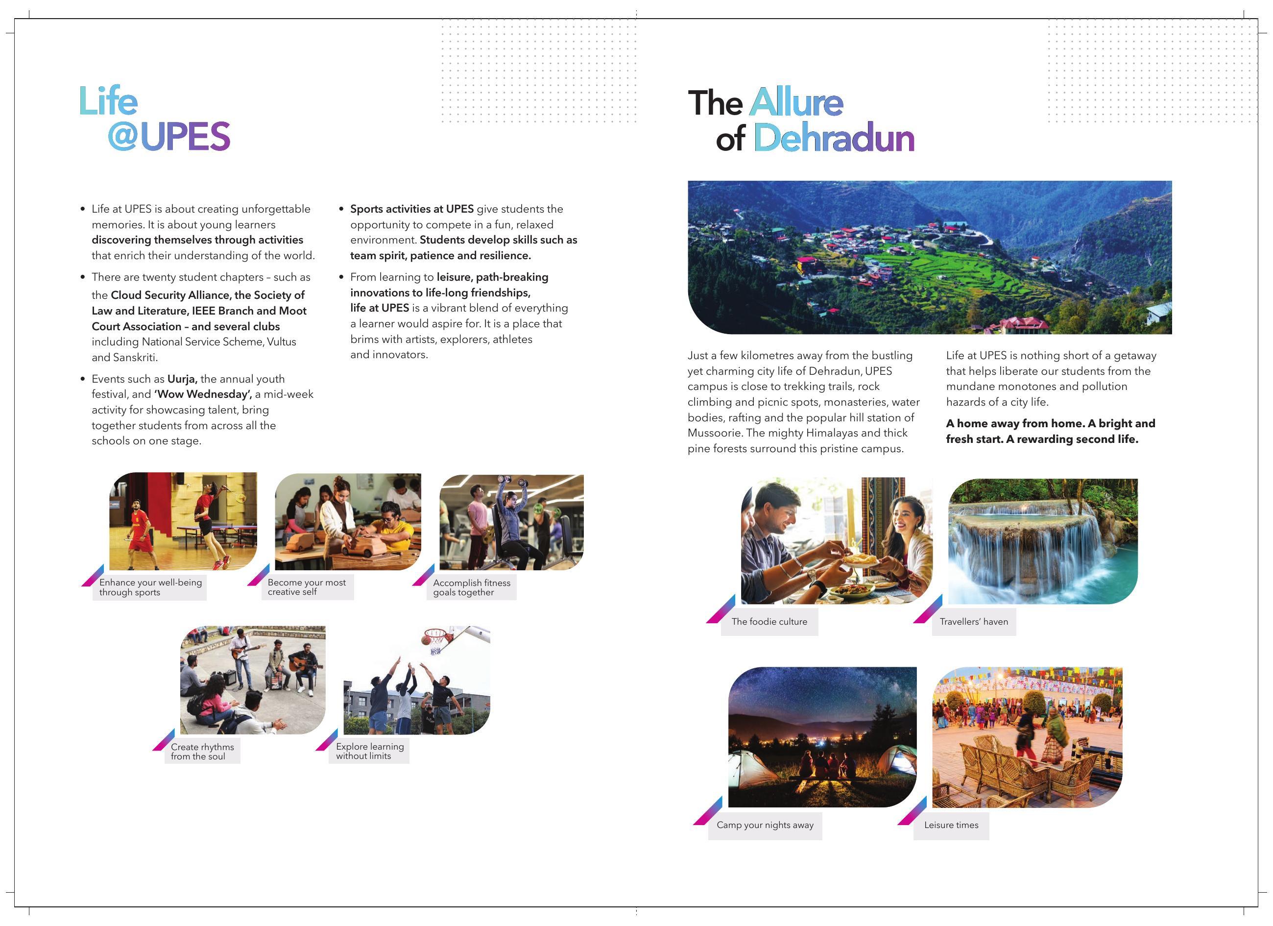 University of Petroleum and Energy Studies (UPES), Dehradun B.tech. Prospectus 2022 - Page 14