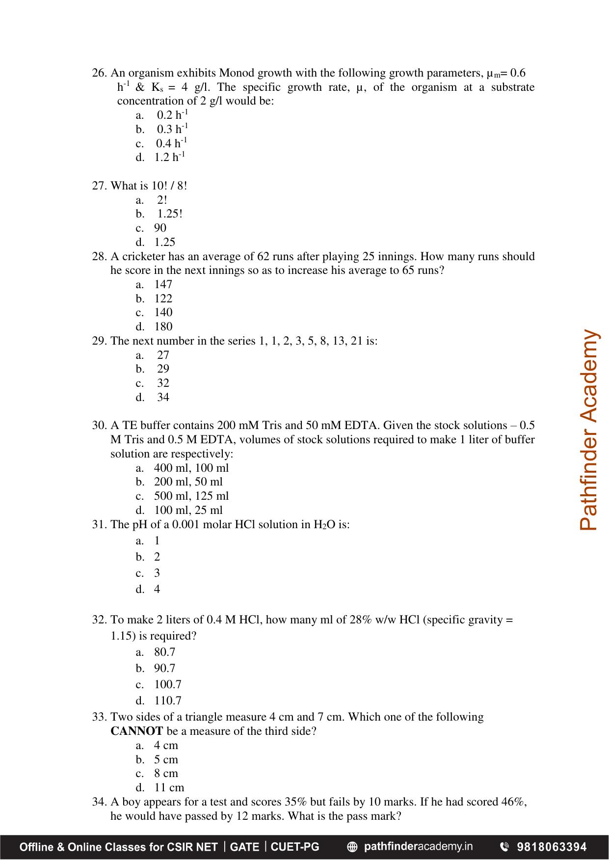 BET 2019 Question Paper - Page 5