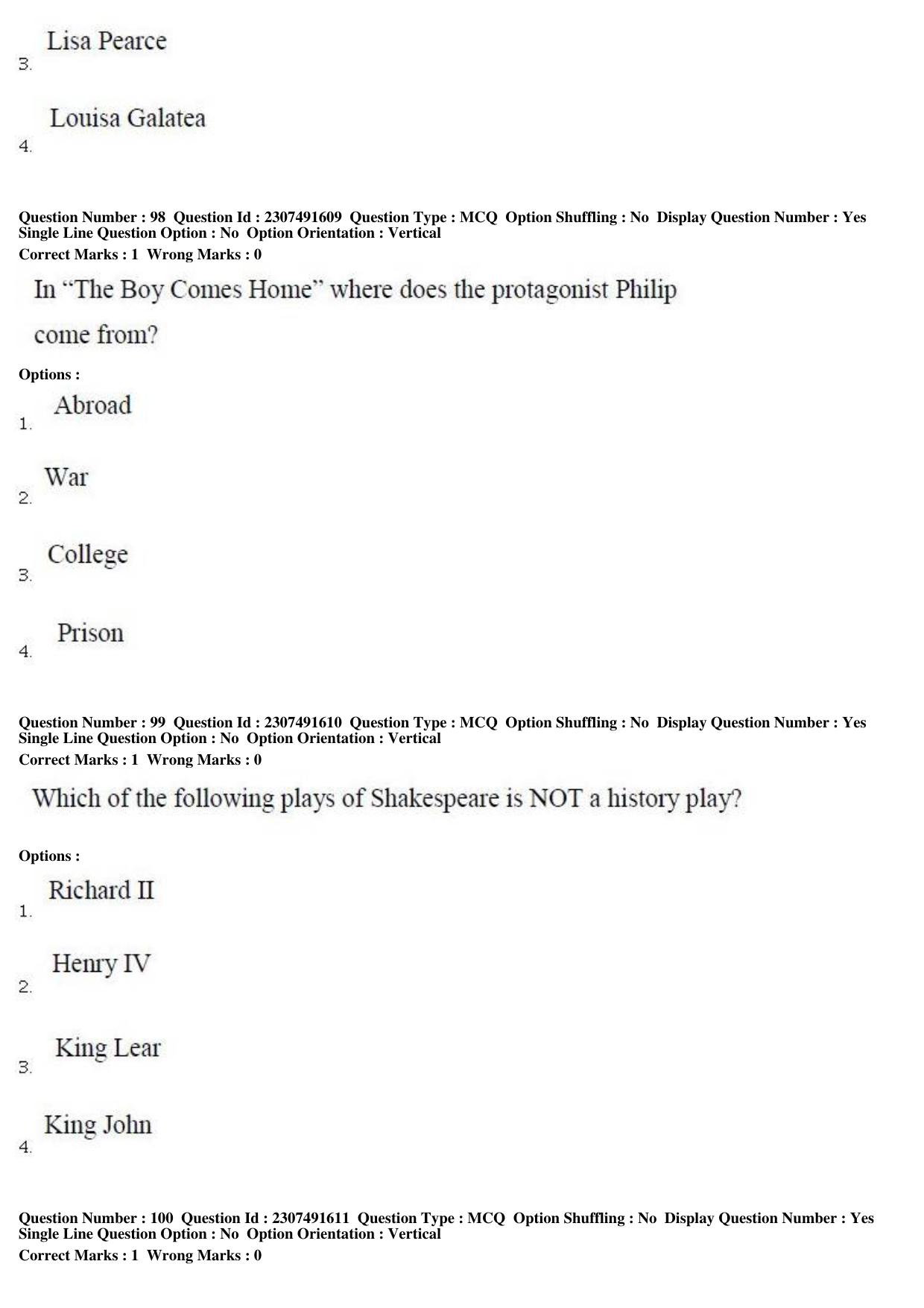 TS EDCET Question Paper 2019 - English - Page 46