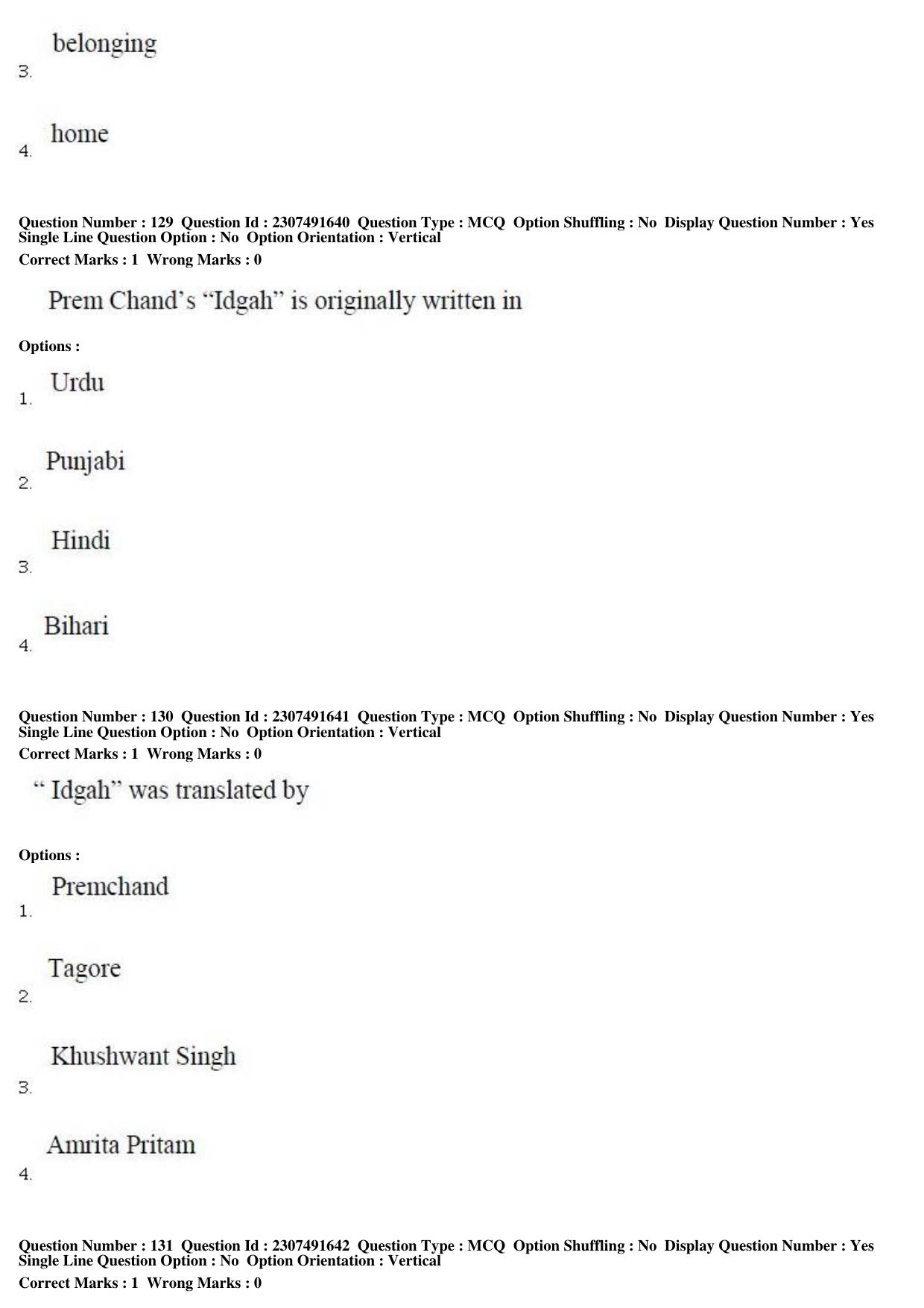 TS EDCET Question Paper 2019 - English - Page 59