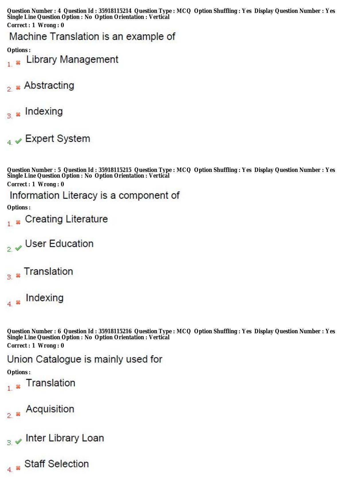TS CPGET 2018 Master of Library and Information Science (M.Lib.I.Sc) 1 year course (Shift3) Question Paper with Answer Key - Page 3