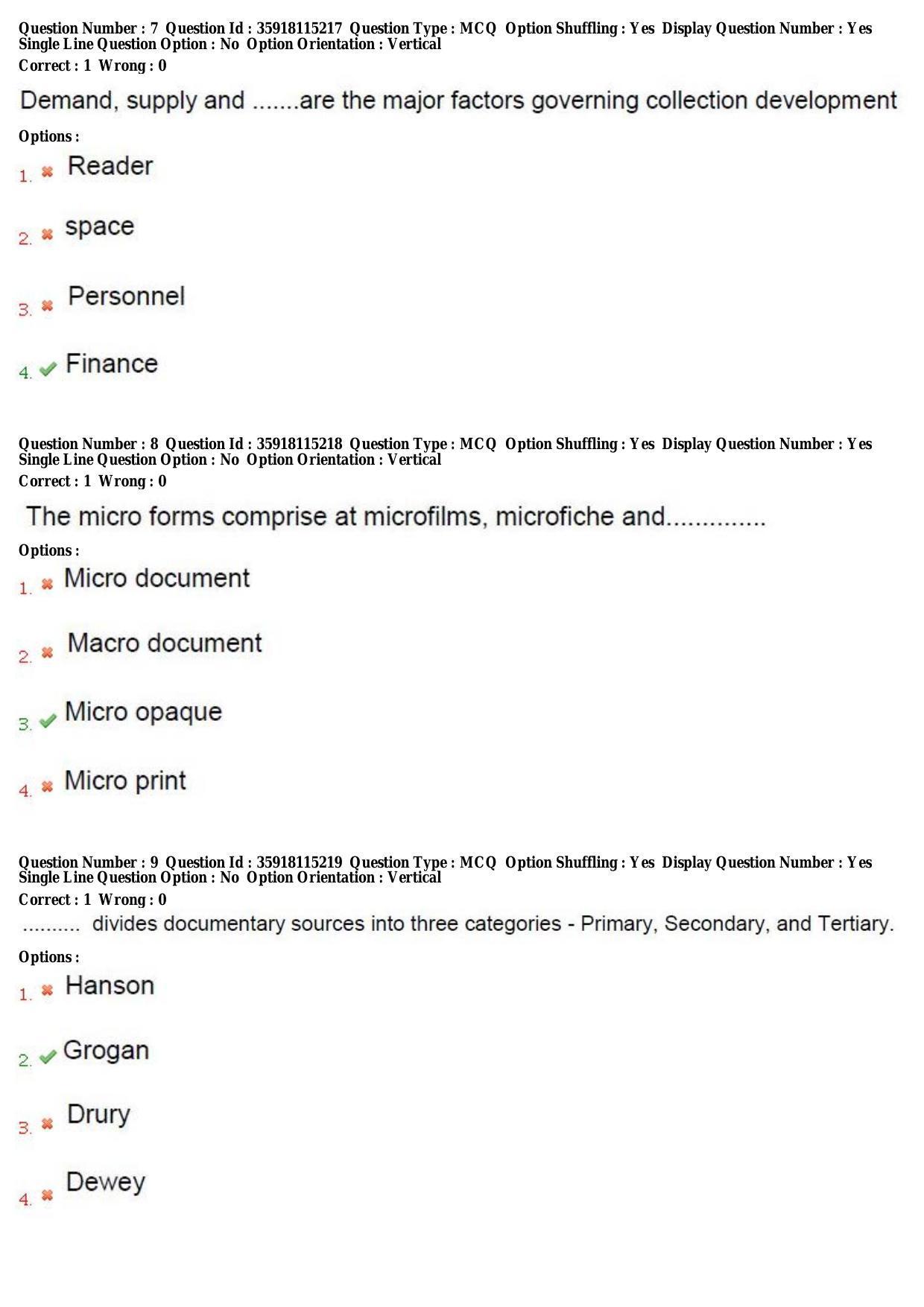 TS CPGET 2018 Master of Library and Information Science (M.Lib.I.Sc) 1 year course (Shift3) Question Paper with Answer Key - Page 4