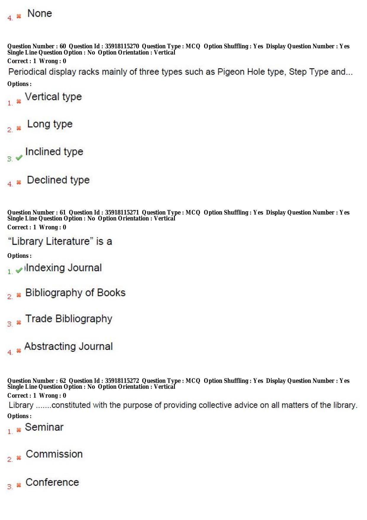 TS CPGET 2018 Master of Library and Information Science (M.Lib.I.Sc) 1 year course (Shift3) Question Paper with Answer Key - Page 22